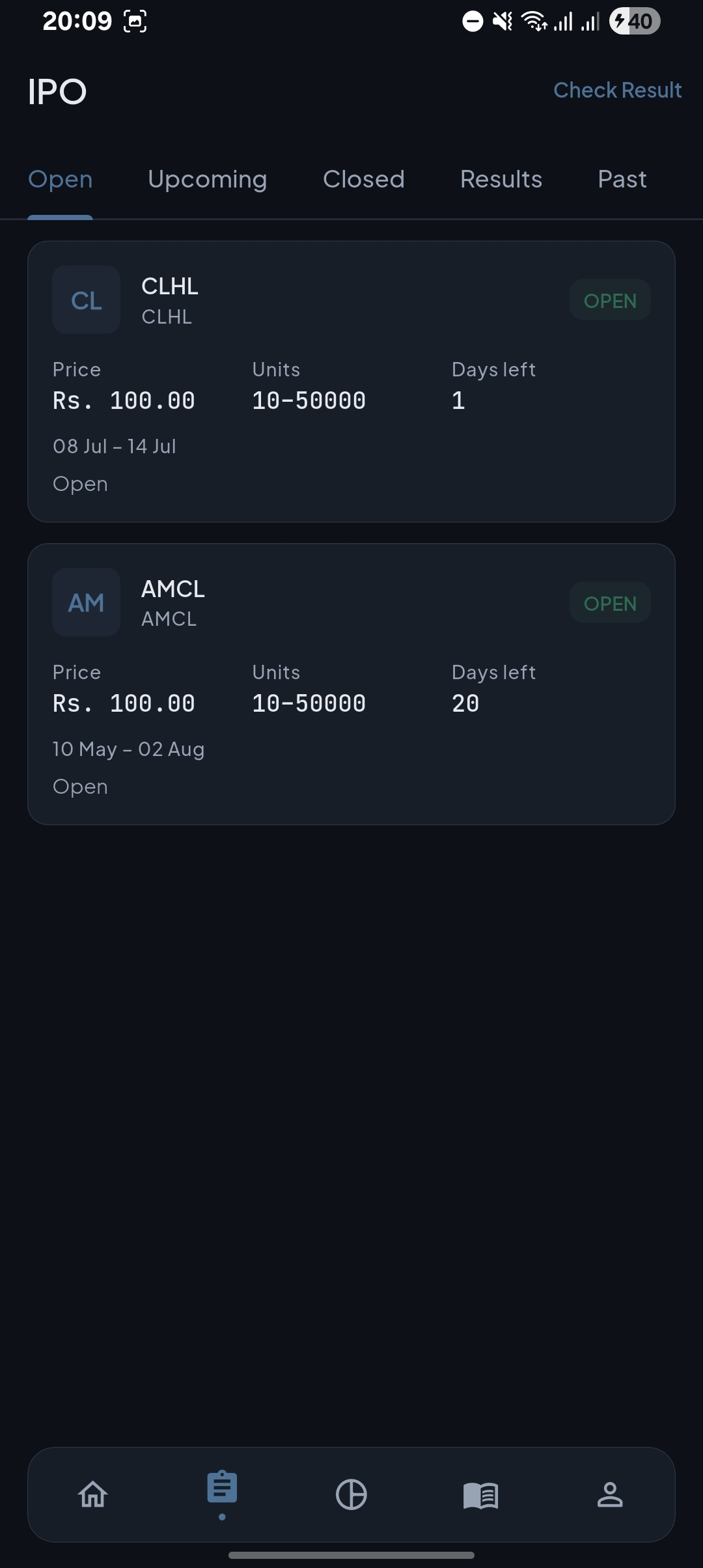 NepseInvest Stock List