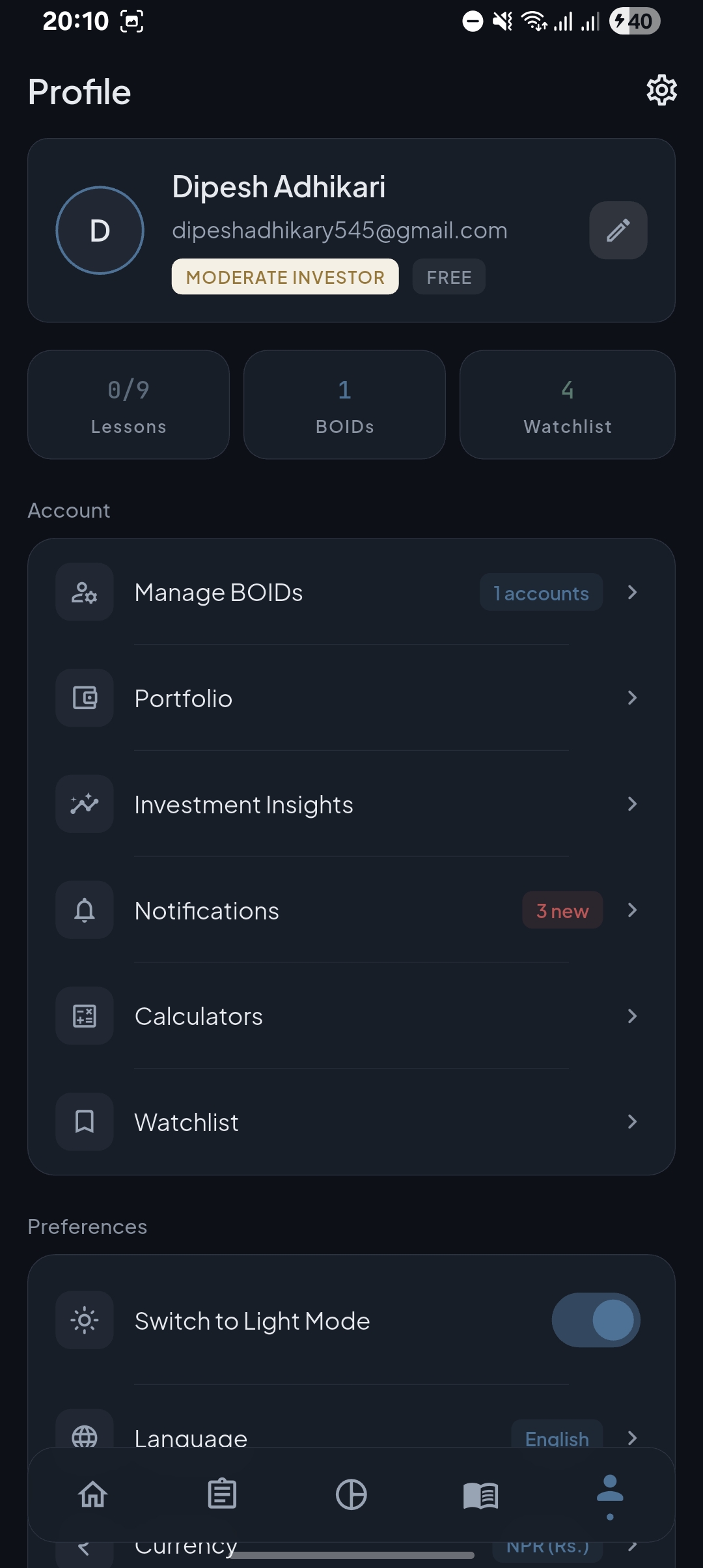 NepseInvest Stock Details