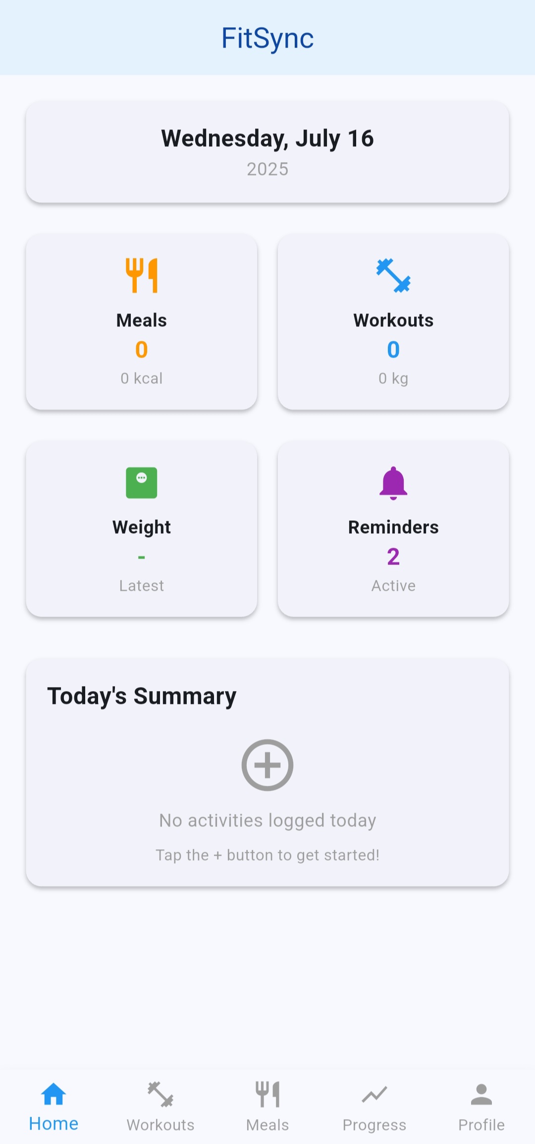 Personal Gym App