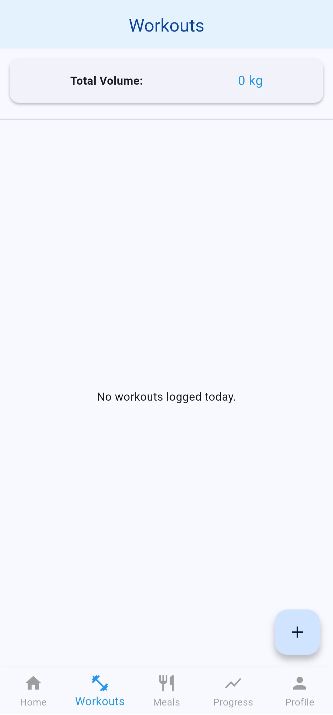 Personal Gym App Exercises