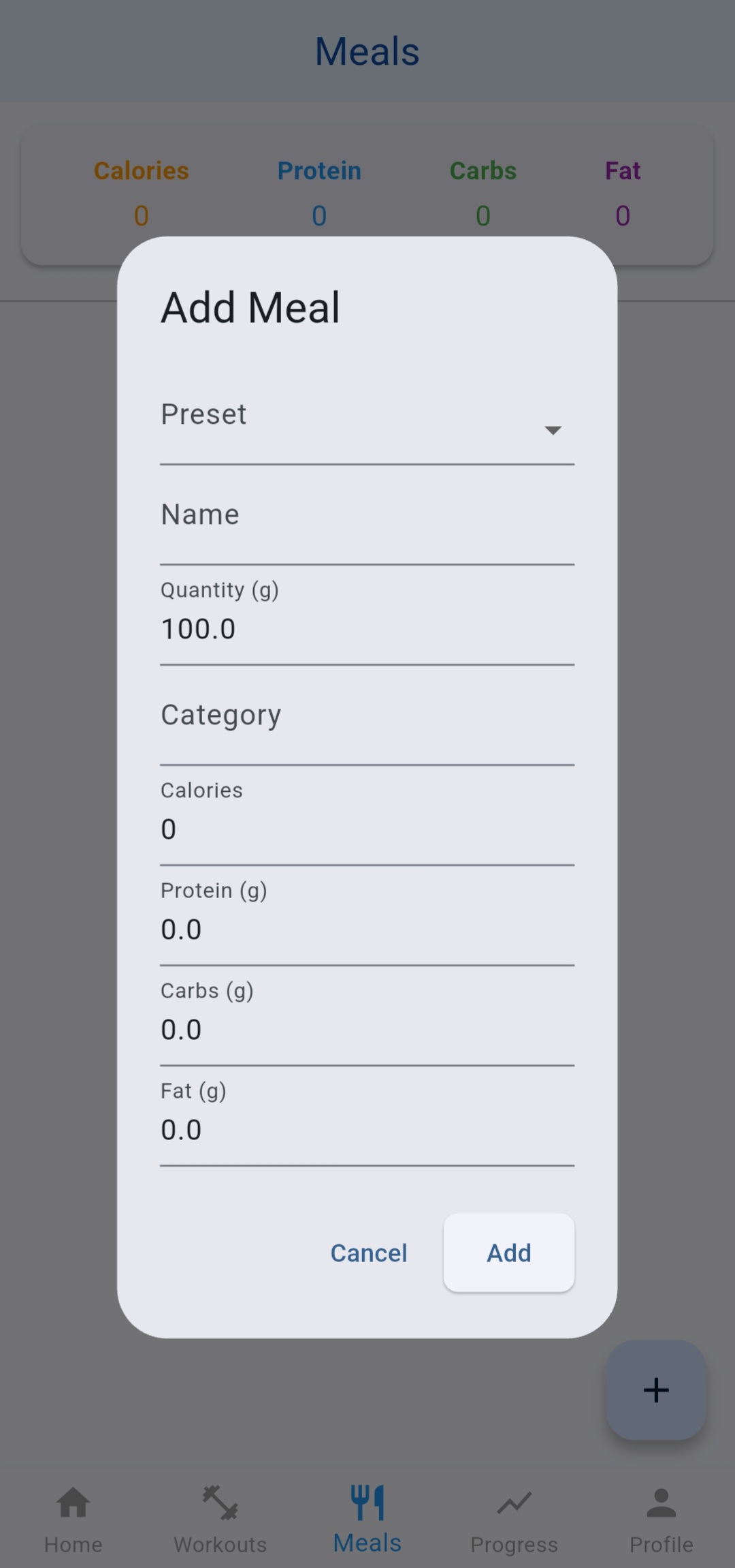Personal Gym App Active Tracker